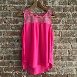 Pretty Pink lacy top.